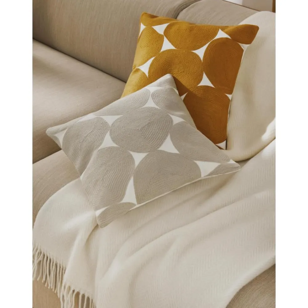 Copricuscino In Cotone Ricamato Bardia*Westwing Collection Clearance