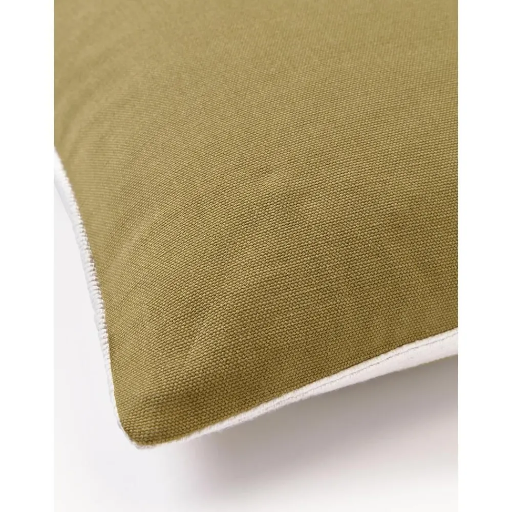 Copricuscino In Cotone Ricamato Con Decori Astratti Maree*Westwing Collection Clearance