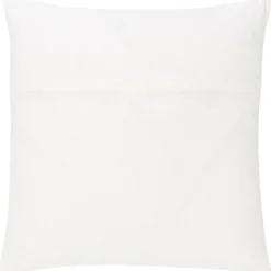 Copricuscino In Lino Bianco Con Motivo Strutturato Malia*Westwing Collection Hot