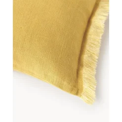 Copricuscino In Lino Con Frange Luana*Westwing Collection Clearance