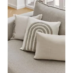 Copricuscino In Lino Con Frange Luana*Westwing Collection Sale