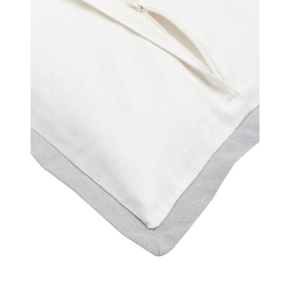 Copricuscino In Lino Con Orlo Rialzato Mira*Westwing Collection Discount