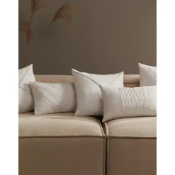 Copricuscino In Lino Con Motivo Strutturato Darla*Westwing Collection Fashion