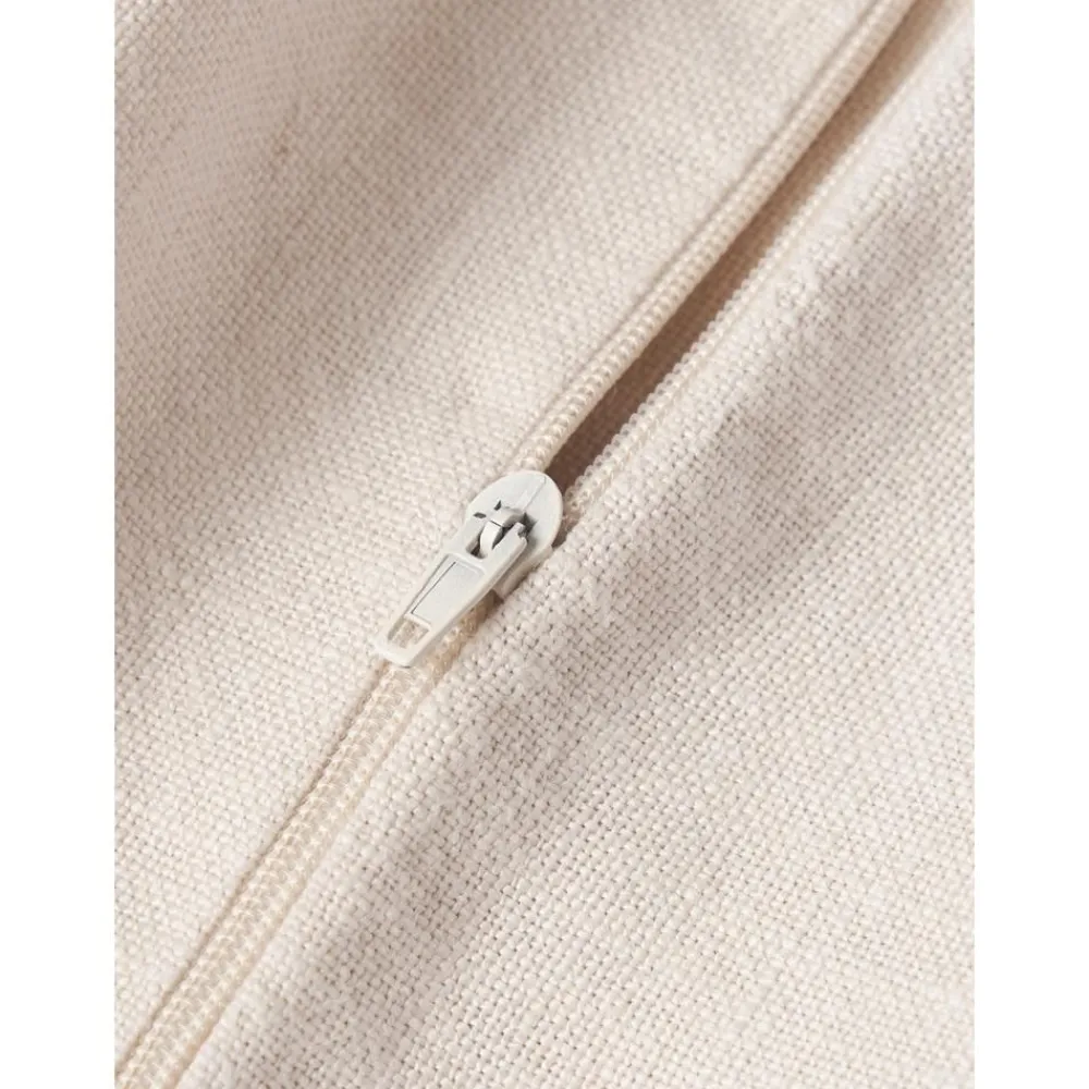 Copricuscino In Lino Con Frange Luana*Westwing Collection Outlet