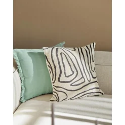 Copricuscino In Lino Con Frange Luana*Westwing Collection Hot