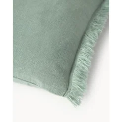 Copricuscino In Lino Con Frange Luana*Westwing Collection Hot