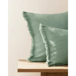 Copricuscino In Lino Con Frange Luana*Westwing Collection Hot