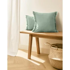 Copricuscino In Lino Con Frange Luana*Westwing Collection Hot