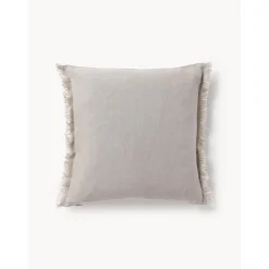 Copricuscino In Lino Con Frange Luana*Westwing Collection Hot