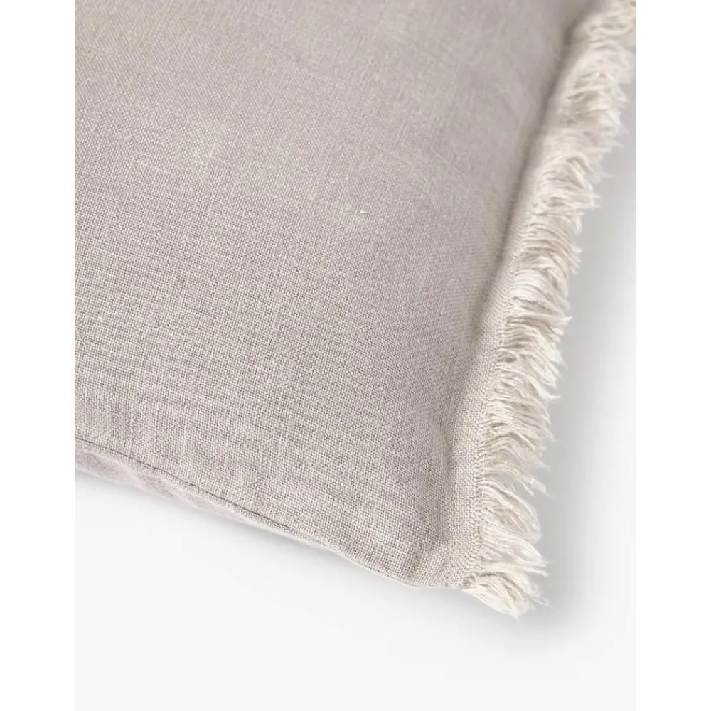 Copricuscino In Lino Con Frange Luana*Westwing Collection Hot