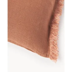Copricuscino In Lino Con Frange Luana*Westwing Collection Discount