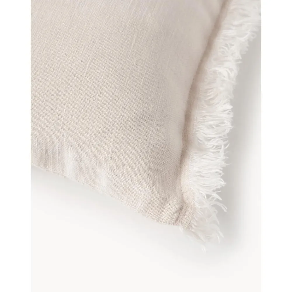 Copricuscino In Lino Con Frange Luana*Westwing Collection Sale