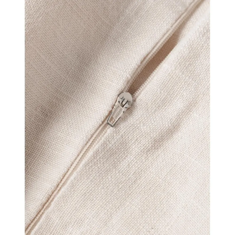 Copricuscino In Lino Con Frange Luana*Westwing Collection Sale