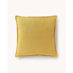 Copricuscino In Lino Giallo Lanya*Westwing Collection New