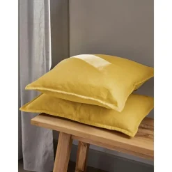 Copricuscino In Lino Giallo Lanya*Westwing Collection New