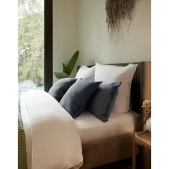 Copricuscino In Lino Grigio Grafite Lanya*Westwing Collection Outlet