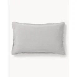 Copricuscino In Lino Grigio Chiaro Lanya*Westwing Collection Discount