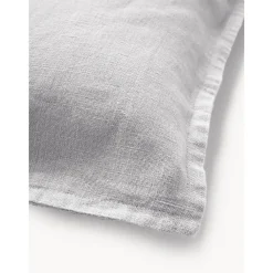 Copricuscino In Lino Grigio Chiaro Lanya*Westwing Collection Discount