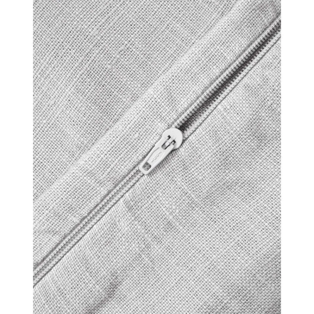 Copricuscino In Lino Grigio Chiaro Lanya*Westwing Collection Discount