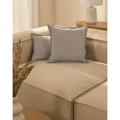 Copricuscino In Lino Grigio Chiaro Lanya*Westwing Collection Outlet