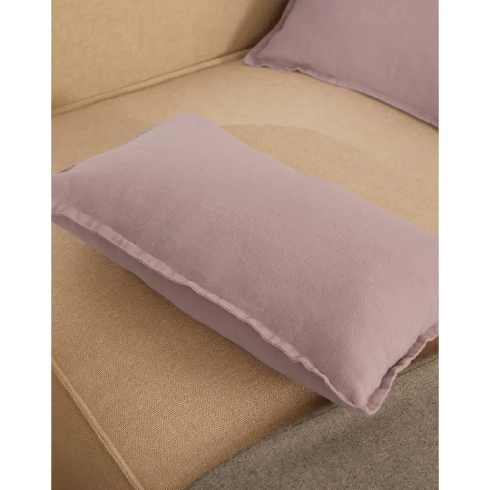 Copricuscino In Lino Rosa Antico Lanya*Westwing Collection Discount