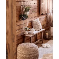 Copricuscino In Macrame Color Ecru Nalina*Westwing Collection New