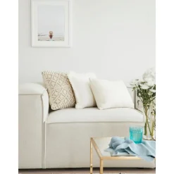 Copricuscino In Macrame Color Ecru Nalina*Westwing Collection New