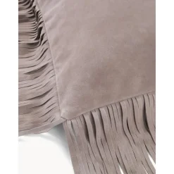 Copricuscino In Pelle Con Frange Amaia*Westwing Collection Online