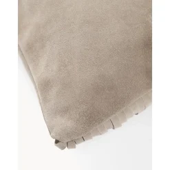 Copricuscino In Pelle Con Frange Amaia*Westwing Collection Fashion