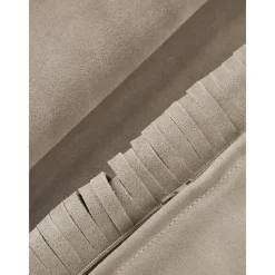 Copricuscino In Pelle Con Frange Amaia*Westwing Collection Fashion