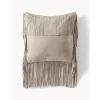 Copricuscino In Pelle Con Frange Amaia*Westwing Collection Discount