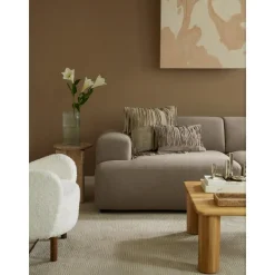 Copricuscino In Pelle Con Frange Amaia*Westwing Collection Discount