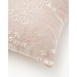 Copricuscino In Raso Di Cotone Rosa Con Motivo Floreale Cynthia*Westwing Collection Fashion