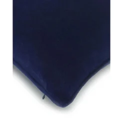Copricuscino In Velluto Blu Navy Dana*Westwing Collection Outlet