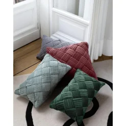 Copricuscino In Velluto Con Motivo Strutturato Sina*Westwing Collection New