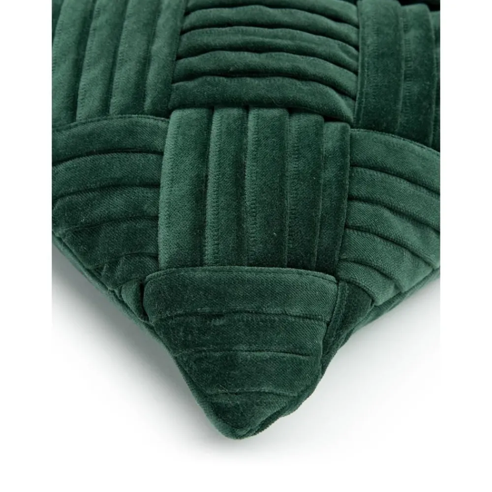 Copricuscino In Velluto Con Motivo Strutturato Sina*Westwing Collection Outlet