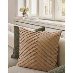 Copricuscino In Velluto Con Motivo Strutturato Lucie*Westwing Collection Outlet