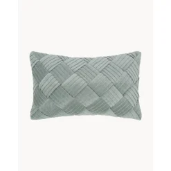 Copricuscino In Velluto Con Motivo Strutturato Sina*Westwing Collection Fashion