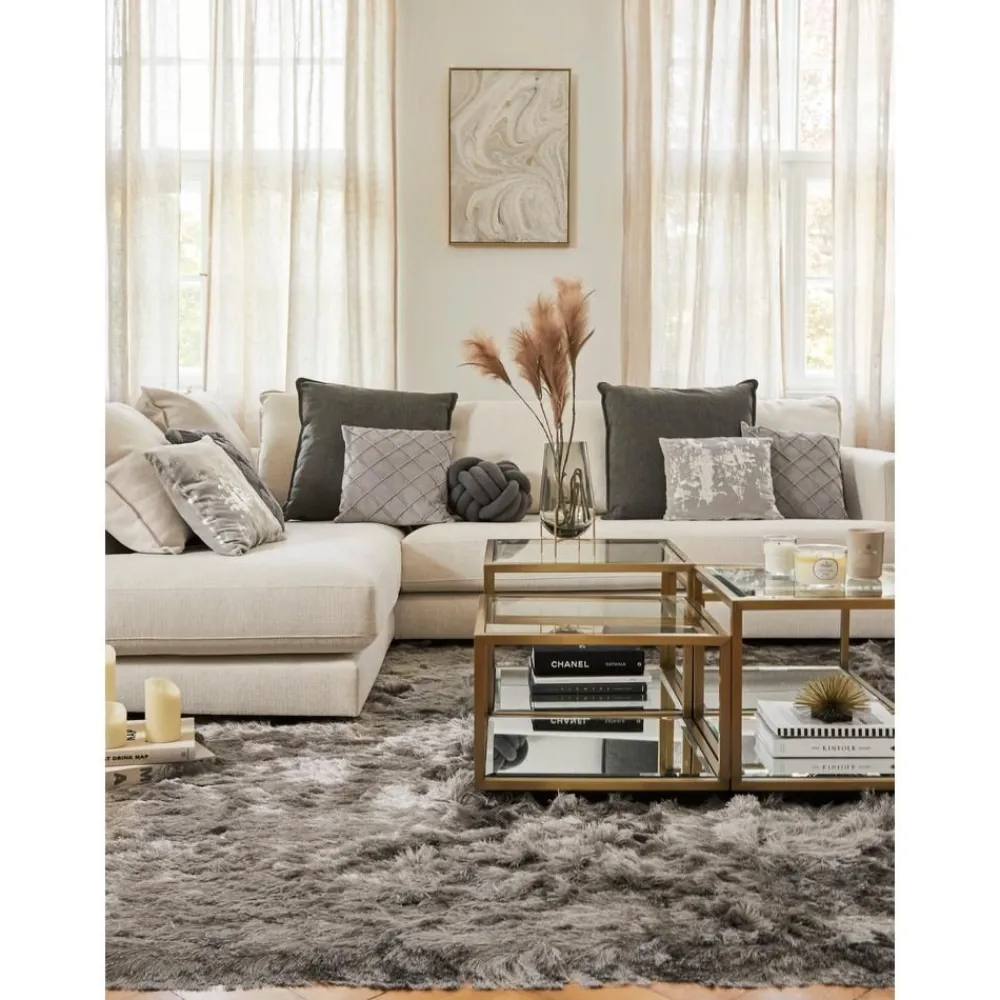 Copricuscino In Velluto Con Struttura Rombi Luka*Westwing Collection Outlet