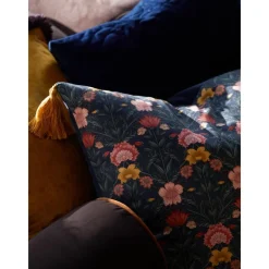 Copricuscino In Velluto Con Motivo Floreale E Nappe Pari*Westwing Collection Online