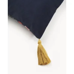 Copricuscino In Velluto Con Motivo Floreale E Nappe Pari*Westwing Collection Online