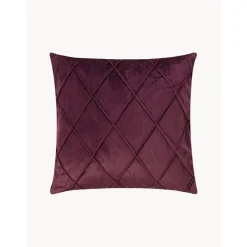 Copricuscino In Velluto Con Motivo A Rombi Nobless*Magma Sale