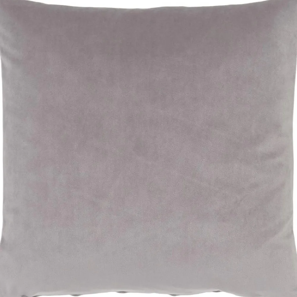 Copricuscino In Velluto Grigio Chiaro Con Motivo Strutturato Leyla*Westwing Collection Fashion