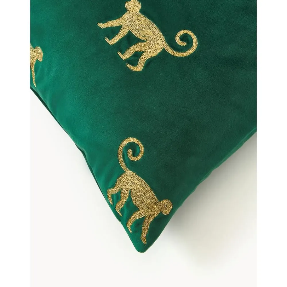 Copricuscino In Velluto Ricamato Legong*Westwing Collection Outlet