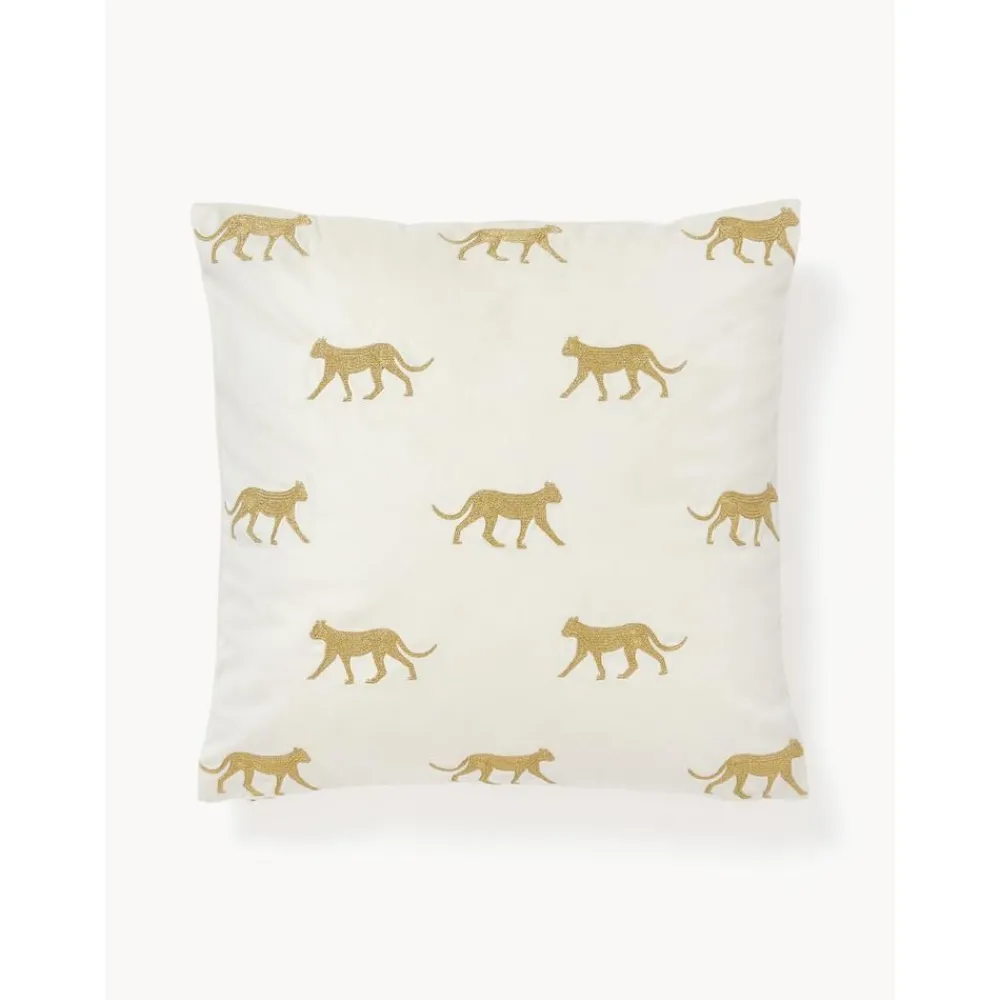 Copricuscino In Velluto Ricamato Cheetah*Westwing Collection Discount