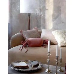 Copricuscino In Velluto/Lino Adelaide*Westwing Collection Clearance