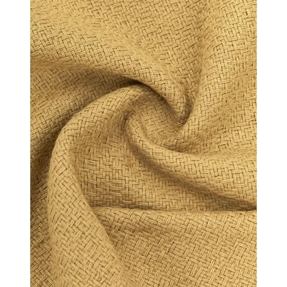 Copricuscino Reversibile Color Giallo Con Frange Decorative Loran*Westwing Collection Online