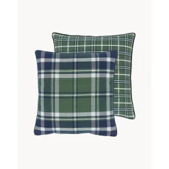 Copricuscino Reversibile A Quadri Con Bordino Stirling*Westwing Collection Best