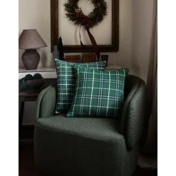 Copricuscino Reversibile A Quadri Con Bordino Stirling*Westwing Collection Best