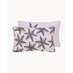 Copricuscino Reversibile In Cotone Organico Con Motivo Stelle Marine Tory*Westwing Collection Best